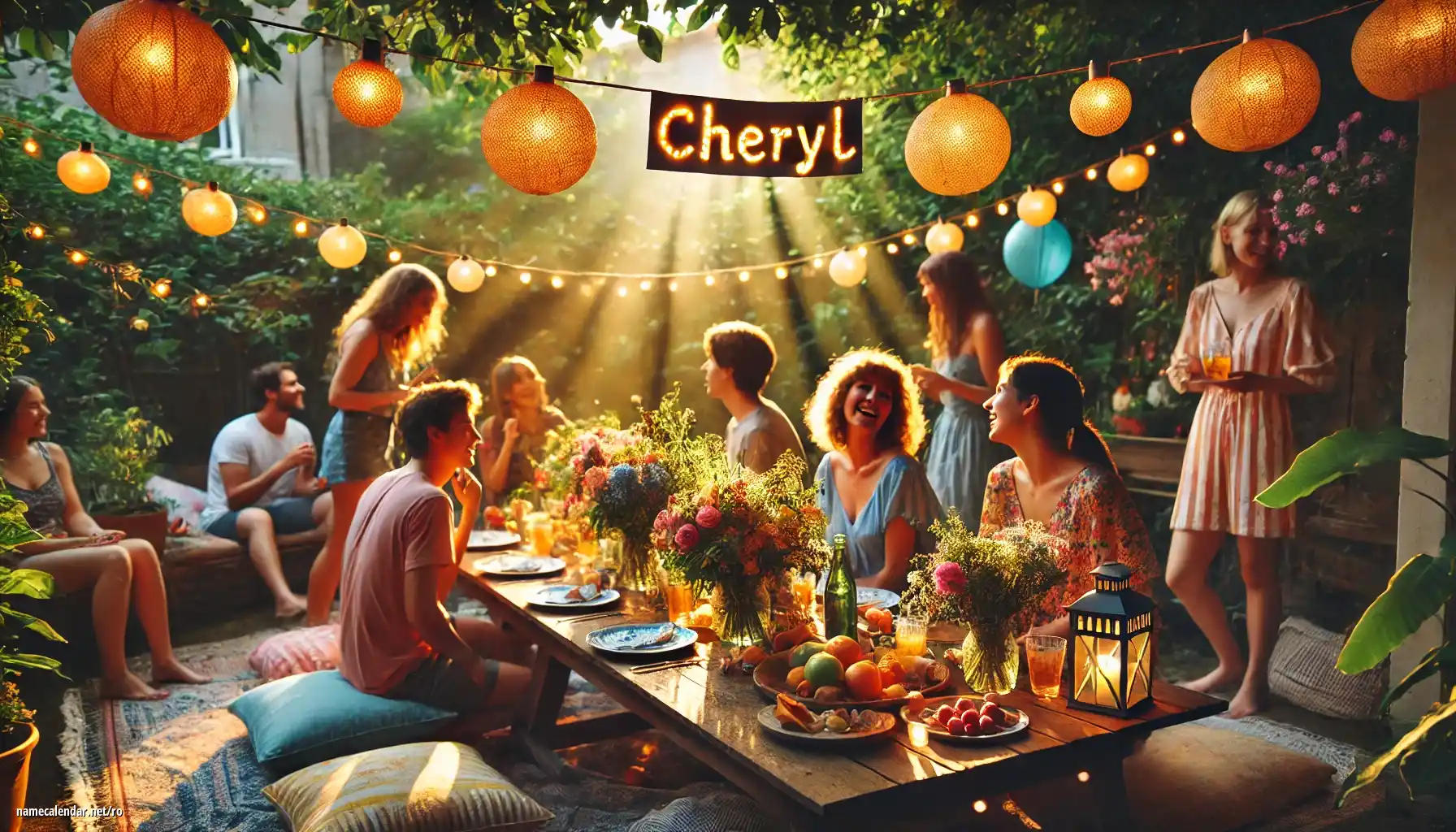 Sărbătorirea zilei onomastice și a numelui - Cheryl