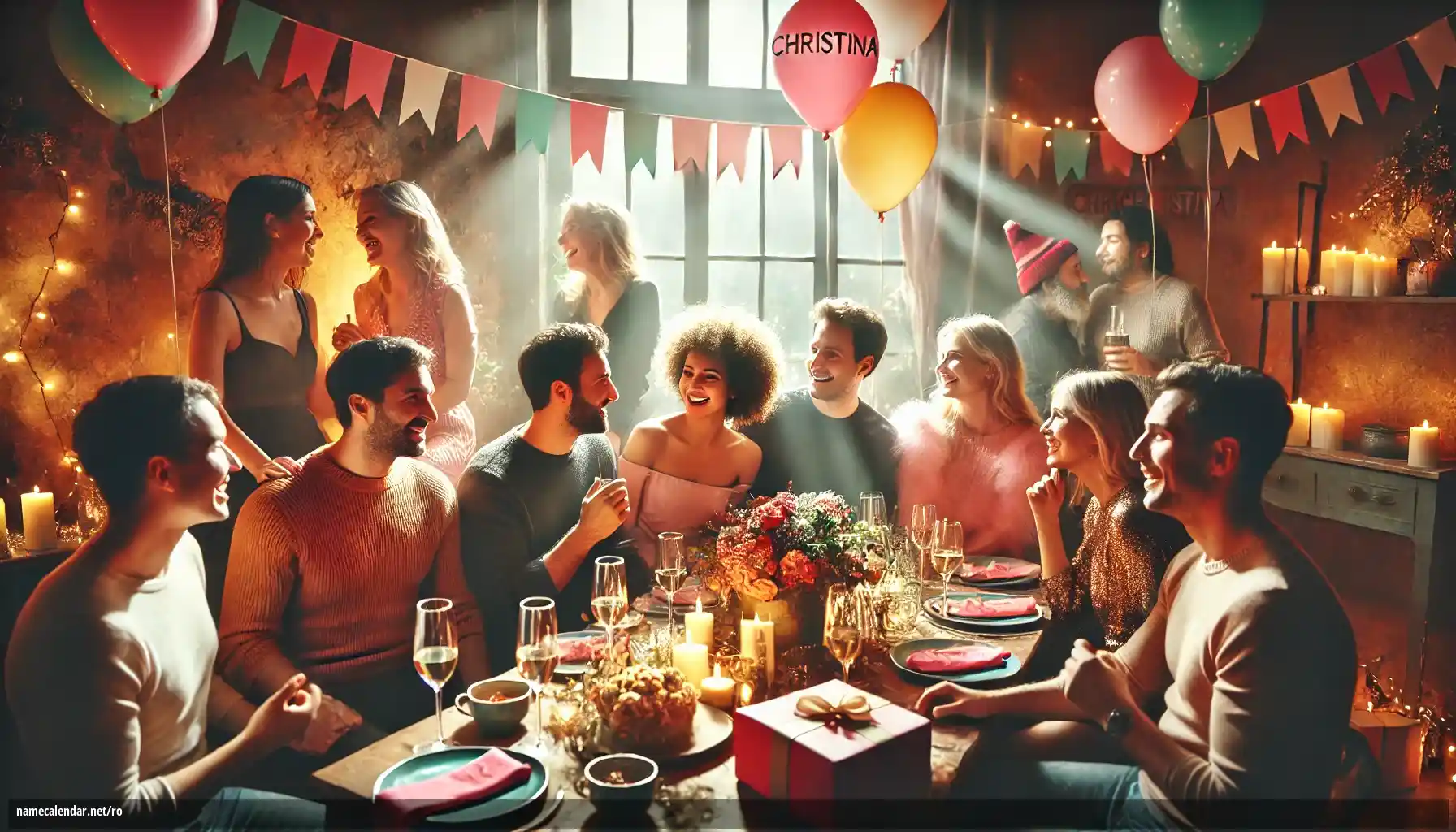 Sărbătorirea zilei onomastice și a numelui - Christina