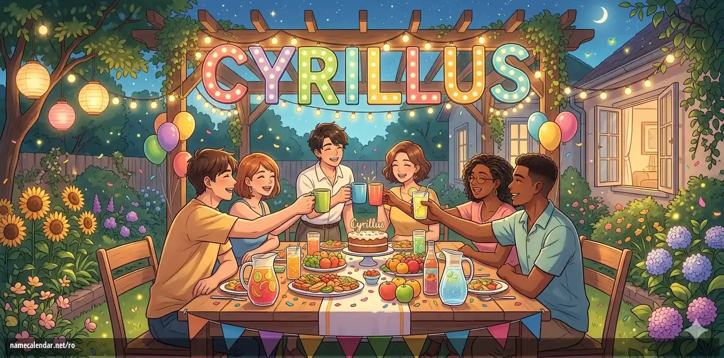 Sărbătorirea zilei onomastice și a numelui - Cyrillus