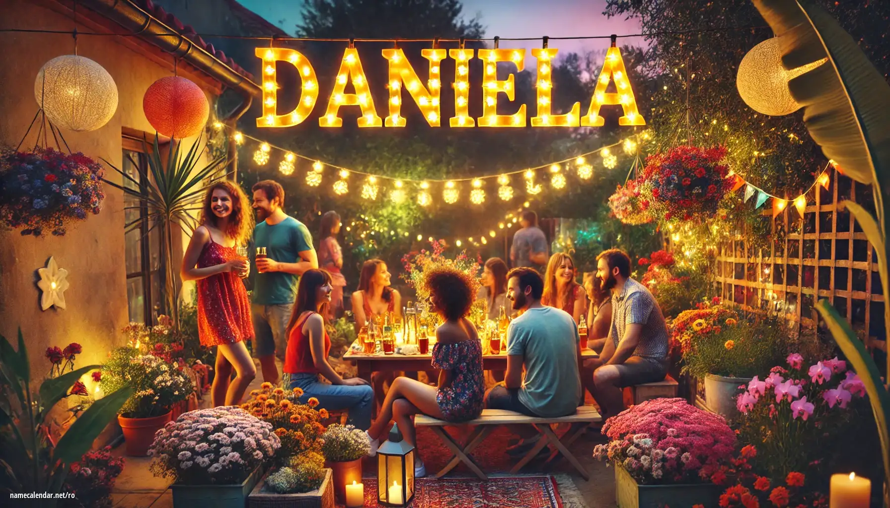 Sărbătorirea zilei onomastice și a numelui - Dániela