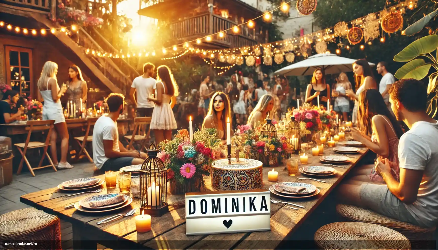 Sărbătorirea zilei onomastice și a numelui - Dominika