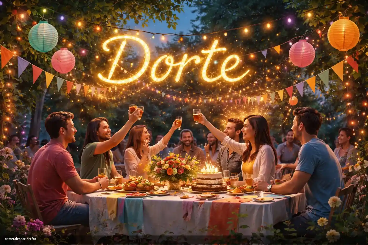 Sărbătorirea zilei onomastice și a numelui - Dorte