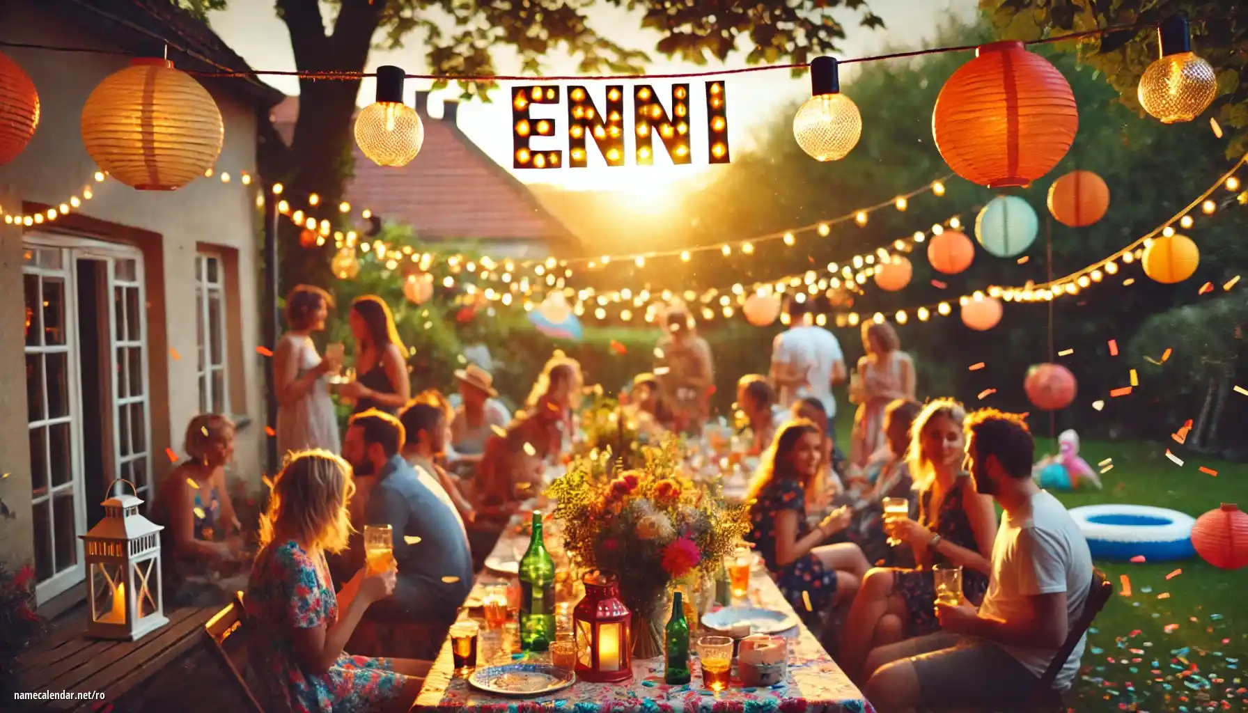 Sărbătorirea zilei onomastice și a numelui - Enni