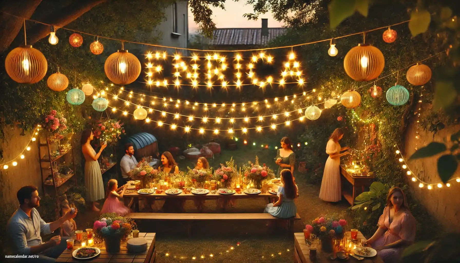 Sărbătorirea zilei onomastice și a numelui - Enrica