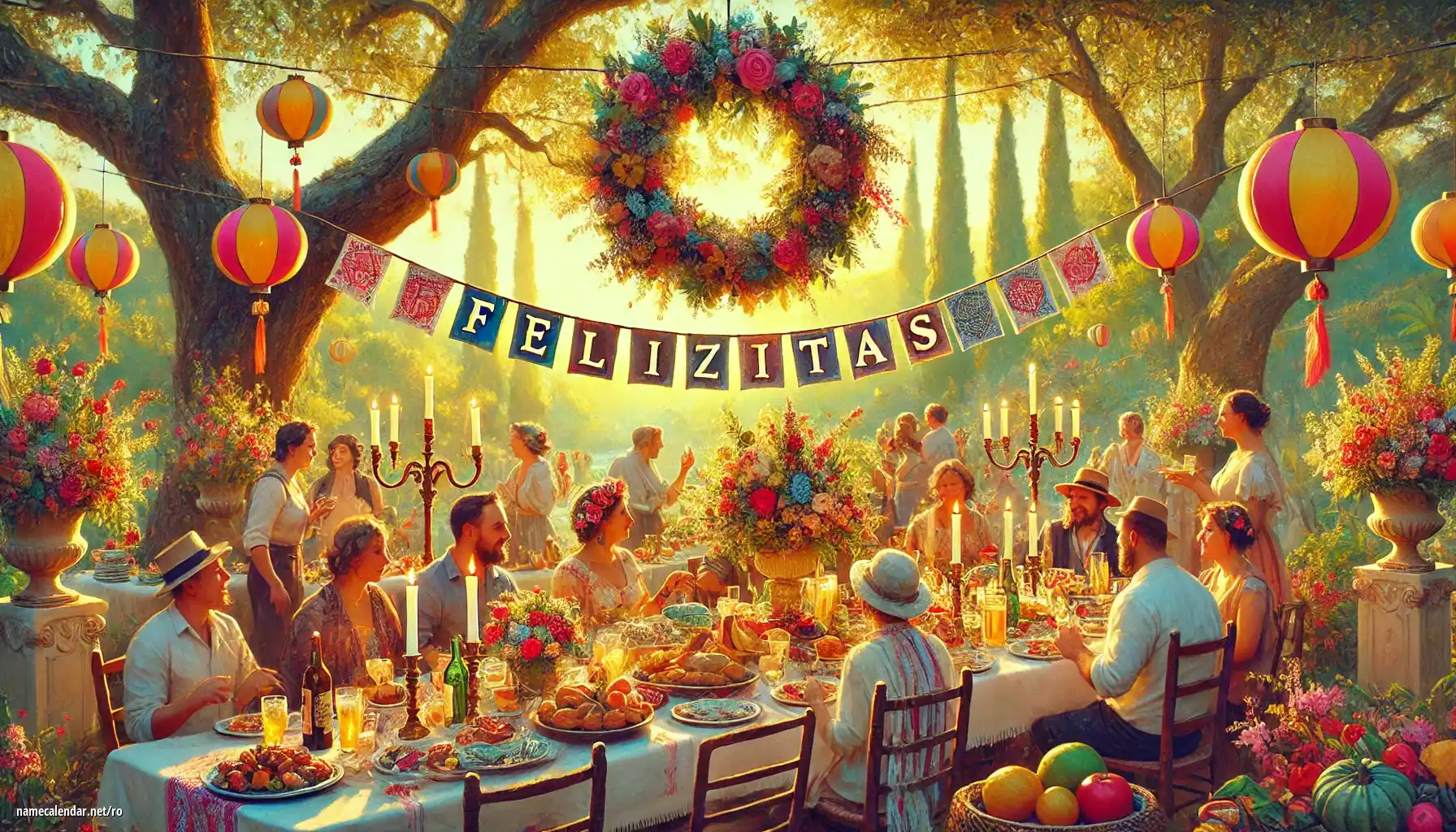 Sărbătorirea zilei onomastice și a numelui - Felizitas