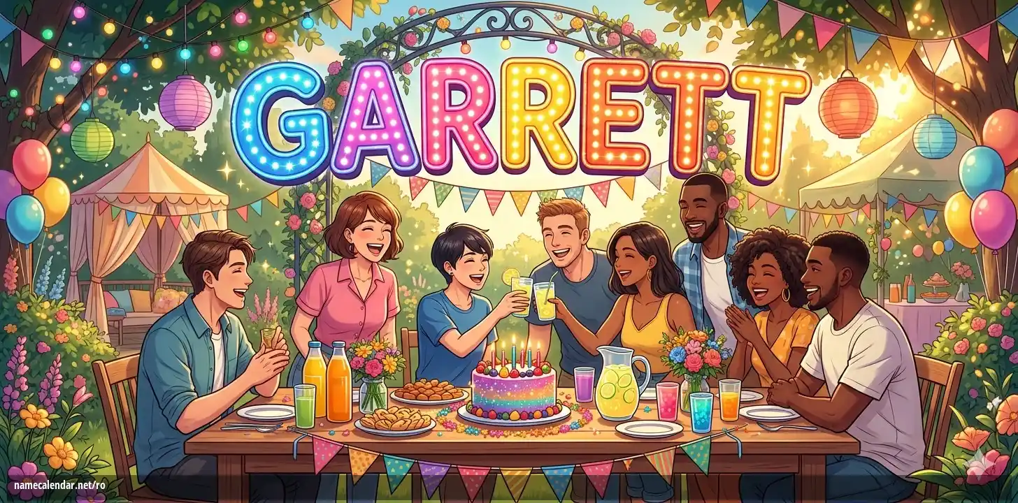 Sărbătorirea zilei onomastice și a numelui - Garrett