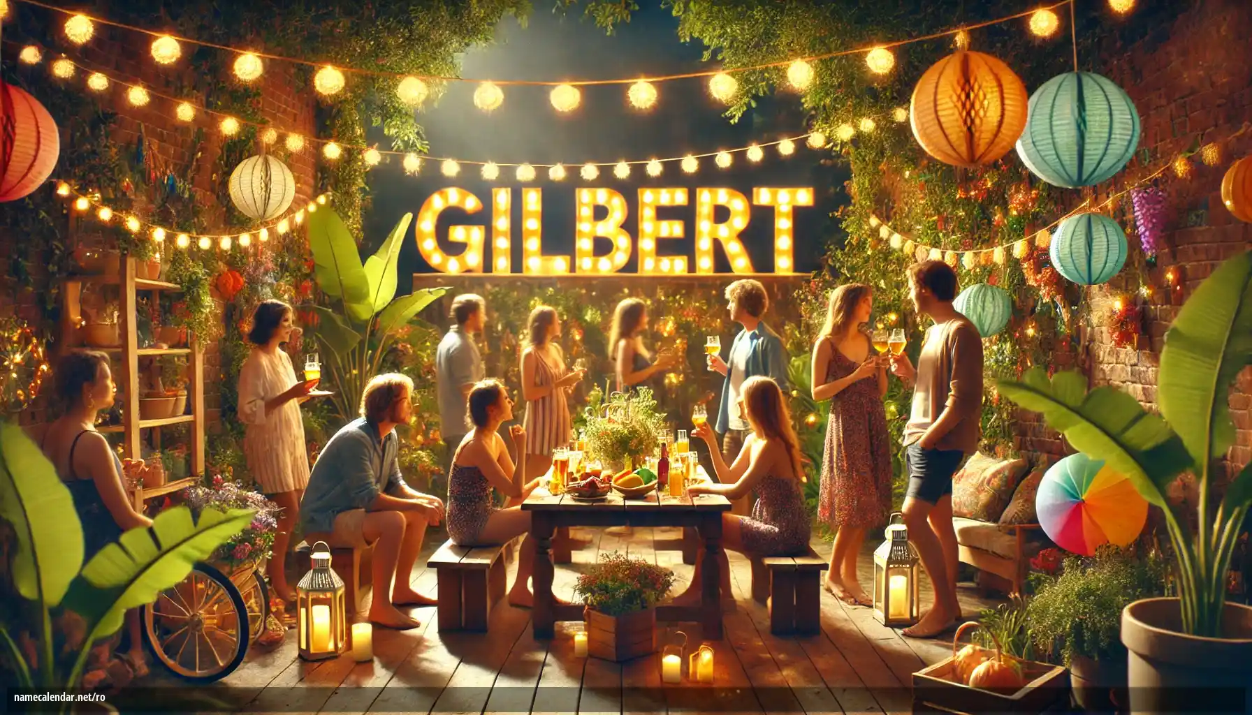 Sărbătorirea zilei onomastice și a numelui - Gilbert