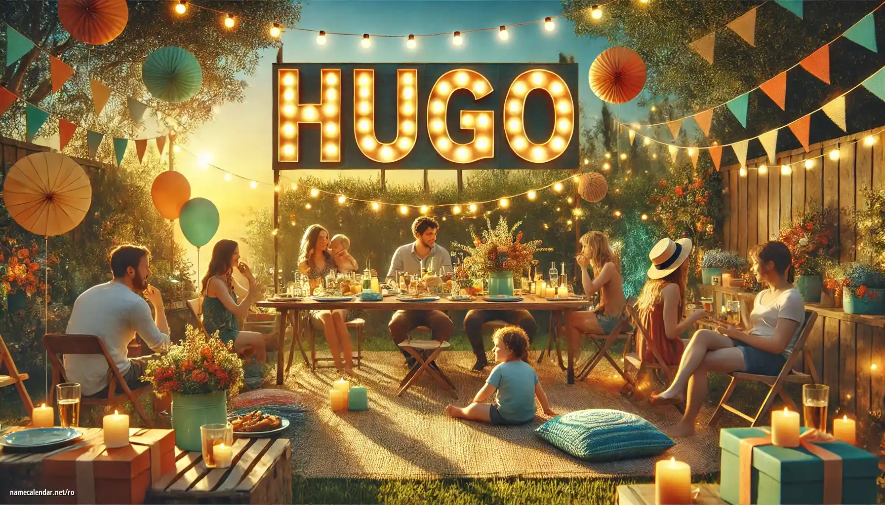 Sărbătorirea zilei onomastice și a numelui - Hugo