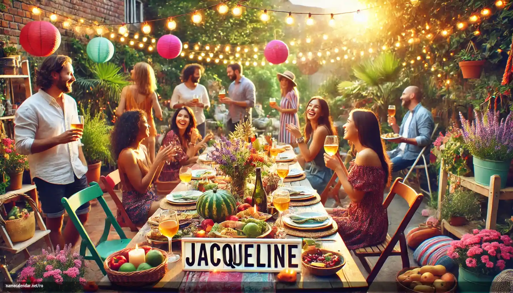 Sărbătorirea zilei onomastice și a numelui - Jacqueline