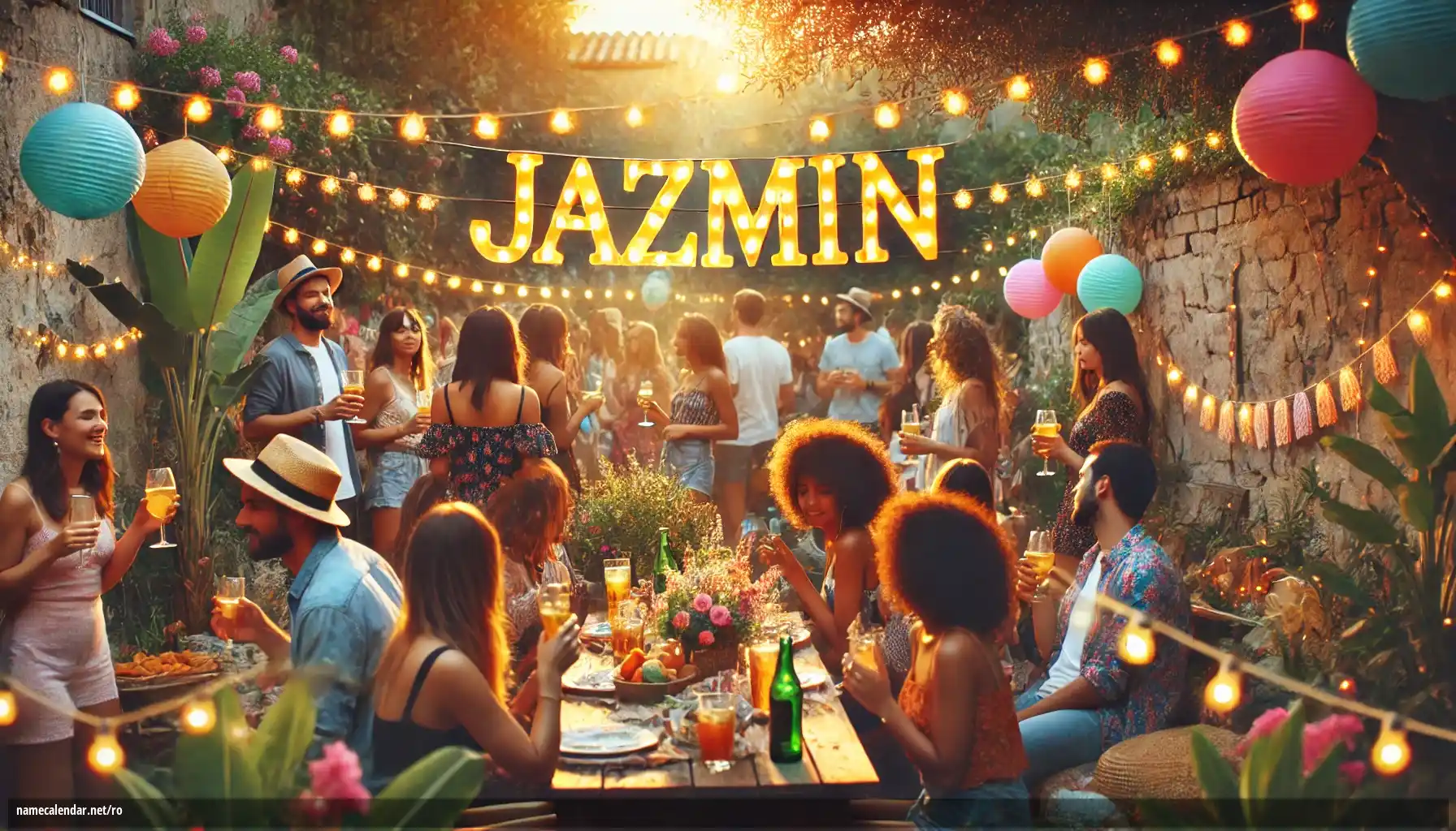 Sărbătorirea zilei onomastice și a numelui - Jazmin