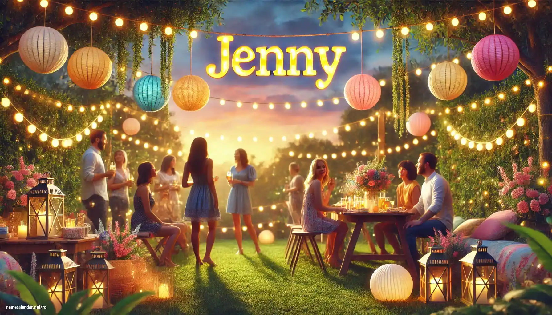 Sărbătorirea zilei onomastice și a numelui - Jenny