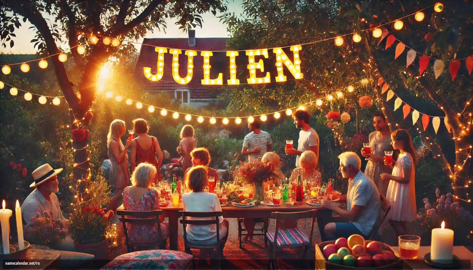 Sărbătorirea zilei onomastice și a numelui - Julien