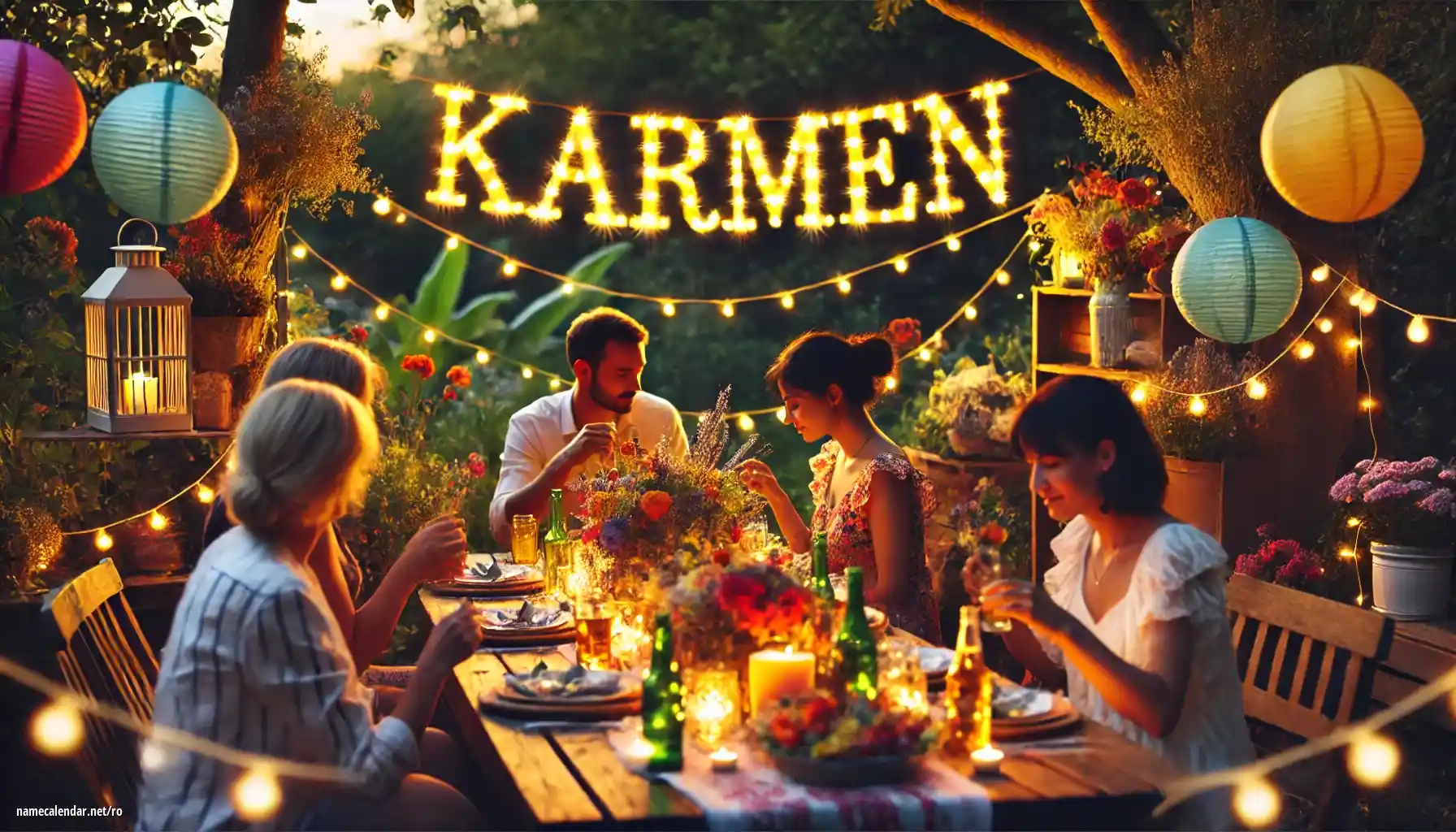 Sărbătorirea zilei onomastice și a numelui - Kármen