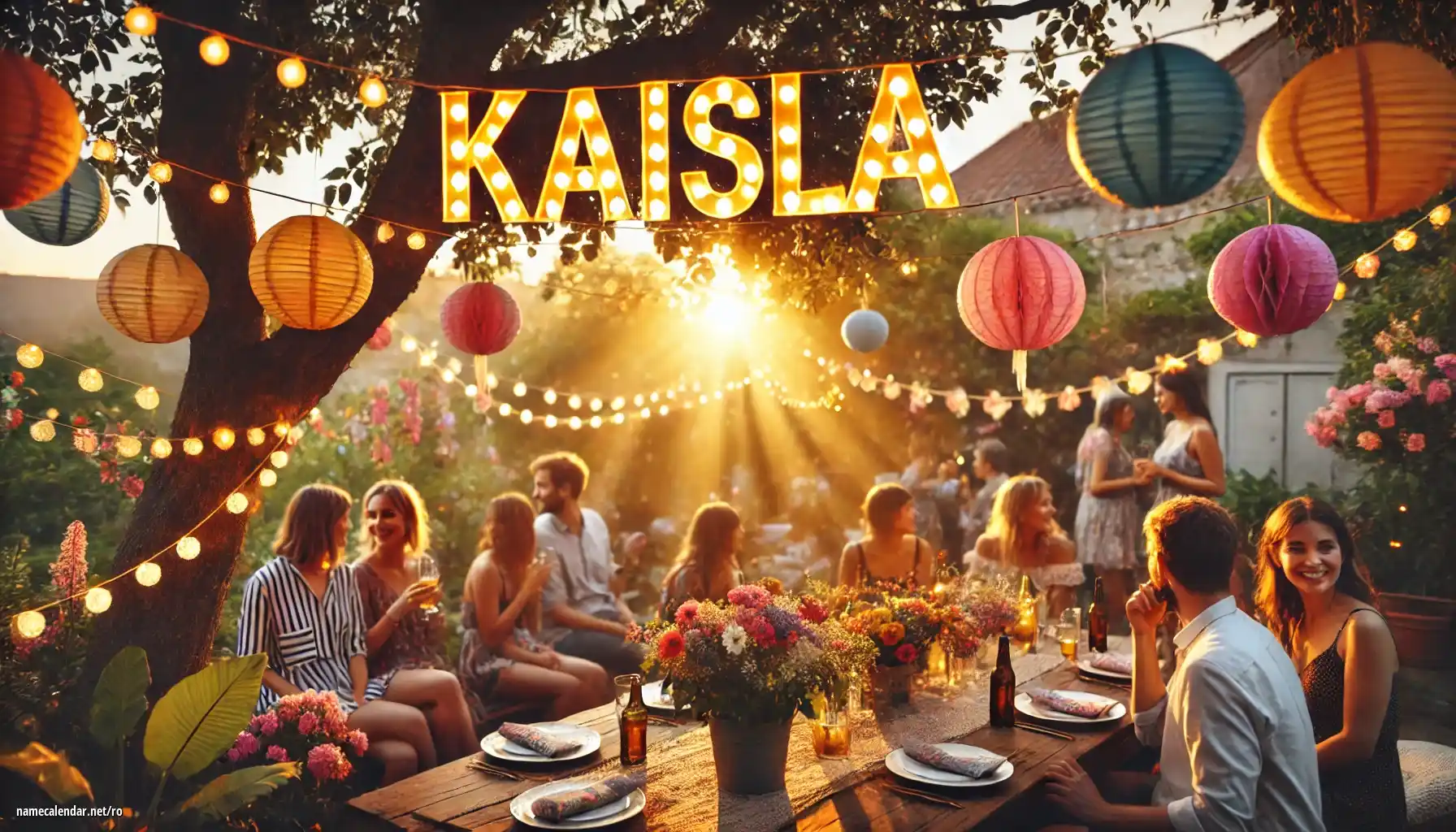 Sărbătorirea zilei onomastice și a numelui - Kaisla