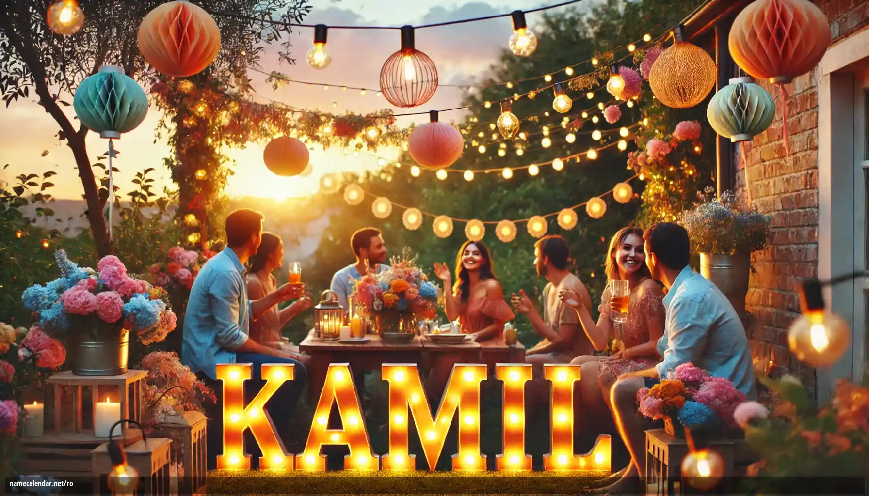 Sărbătorirea zilei onomastice și a numelui - Kamil