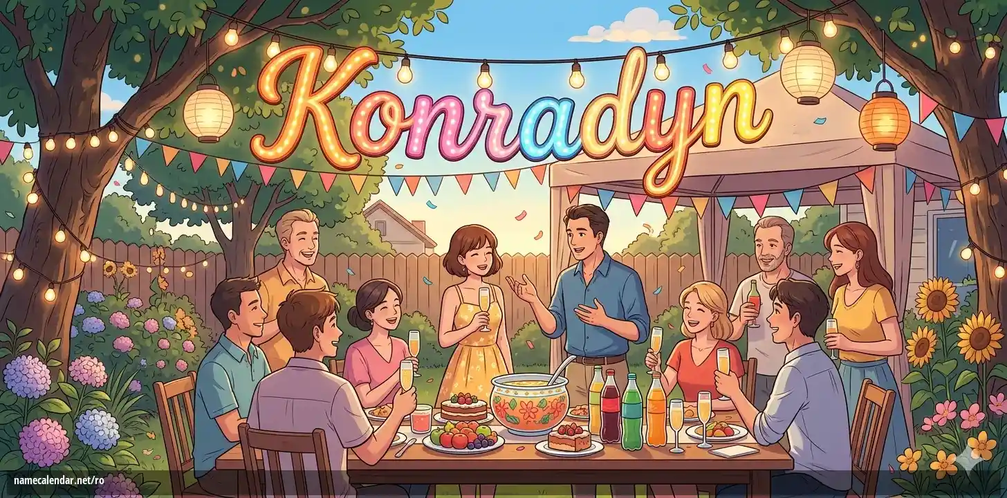 Sărbătorirea zilei onomastice și a numelui - Konradyn
