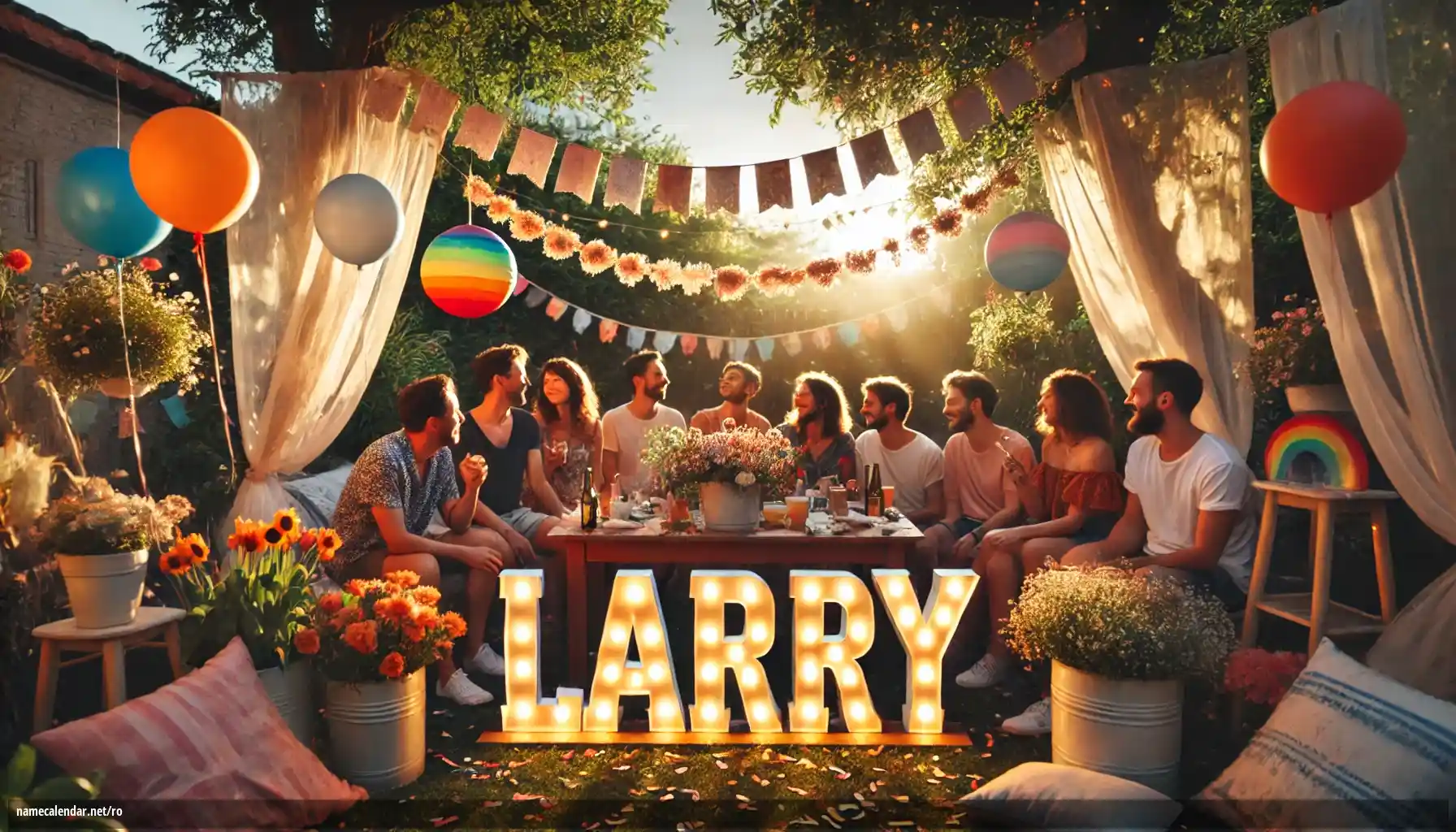 Sărbătorirea zilei onomastice și a numelui - Larry