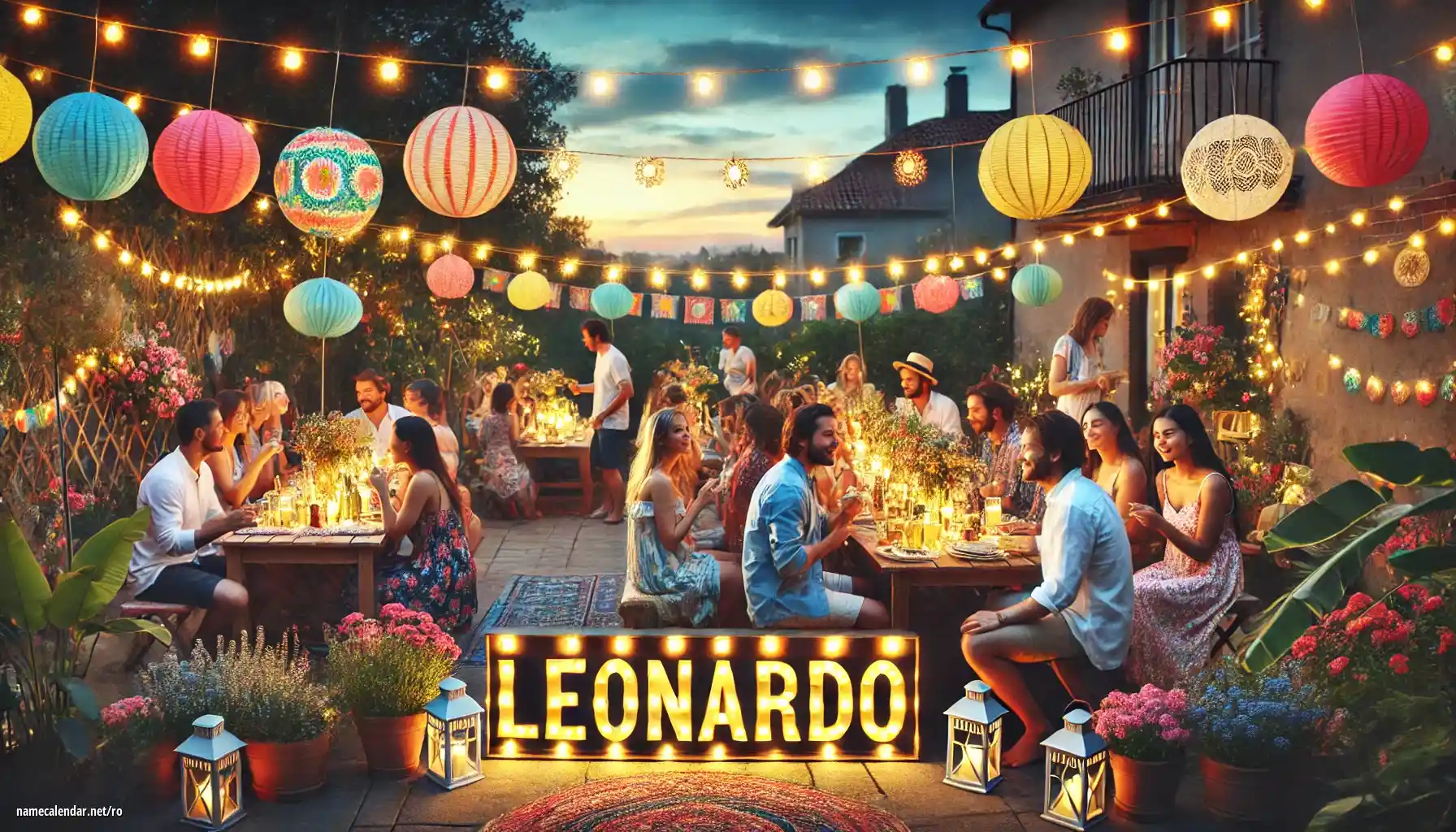 Sărbătorirea zilei onomastice și a numelui - Leonardo