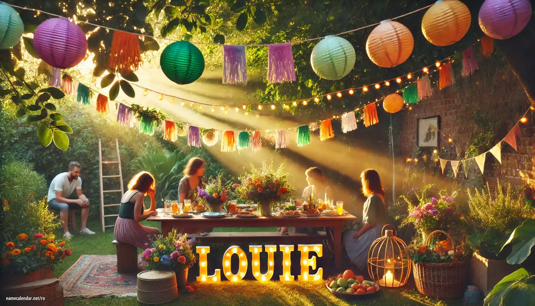 Sărbătorirea zilei onomastice și a numelui - Louie