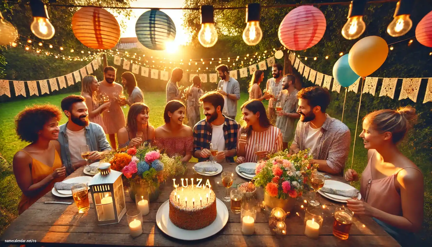 Sărbătorirea zilei onomastice și a numelui - Luiza