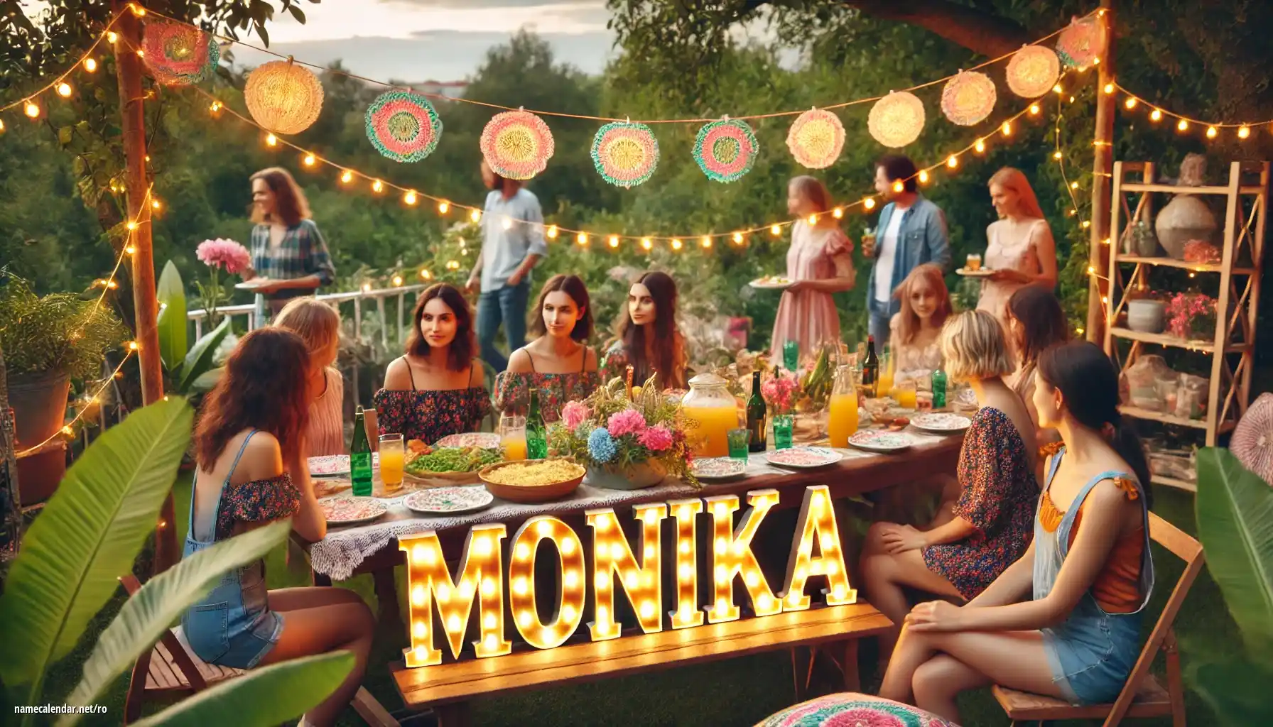 Sărbătorirea zilei onomastice și a numelui - Mónika