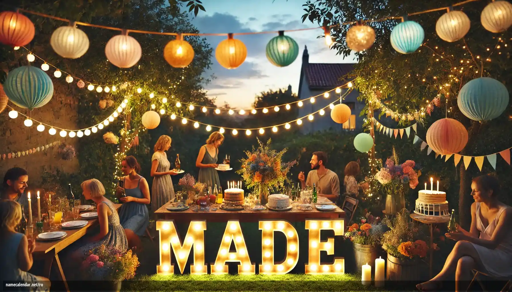 Sărbătorirea zilei onomastice și a numelui - Made