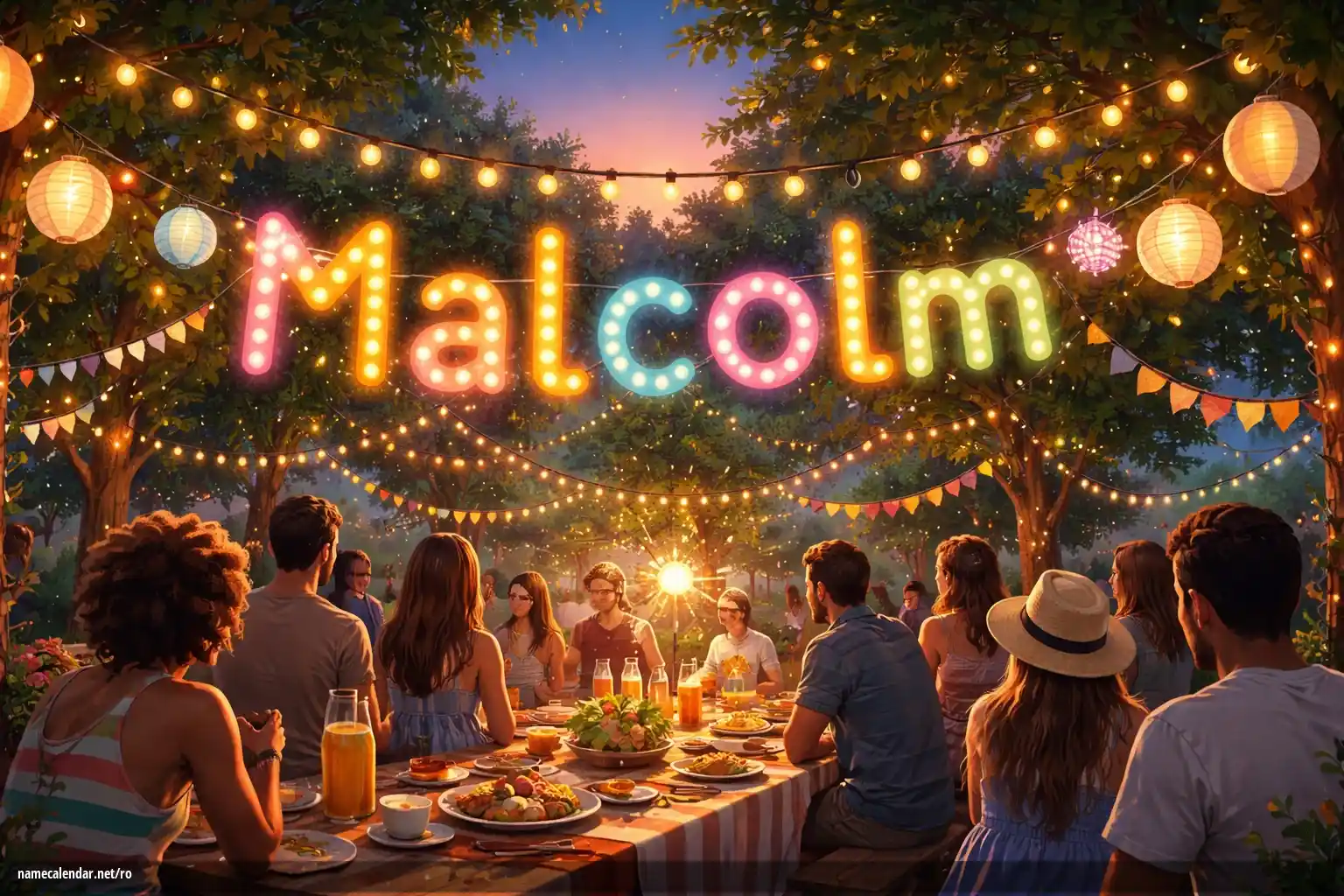 Sărbătorirea zilei onomastice și a numelui - Malcolm
