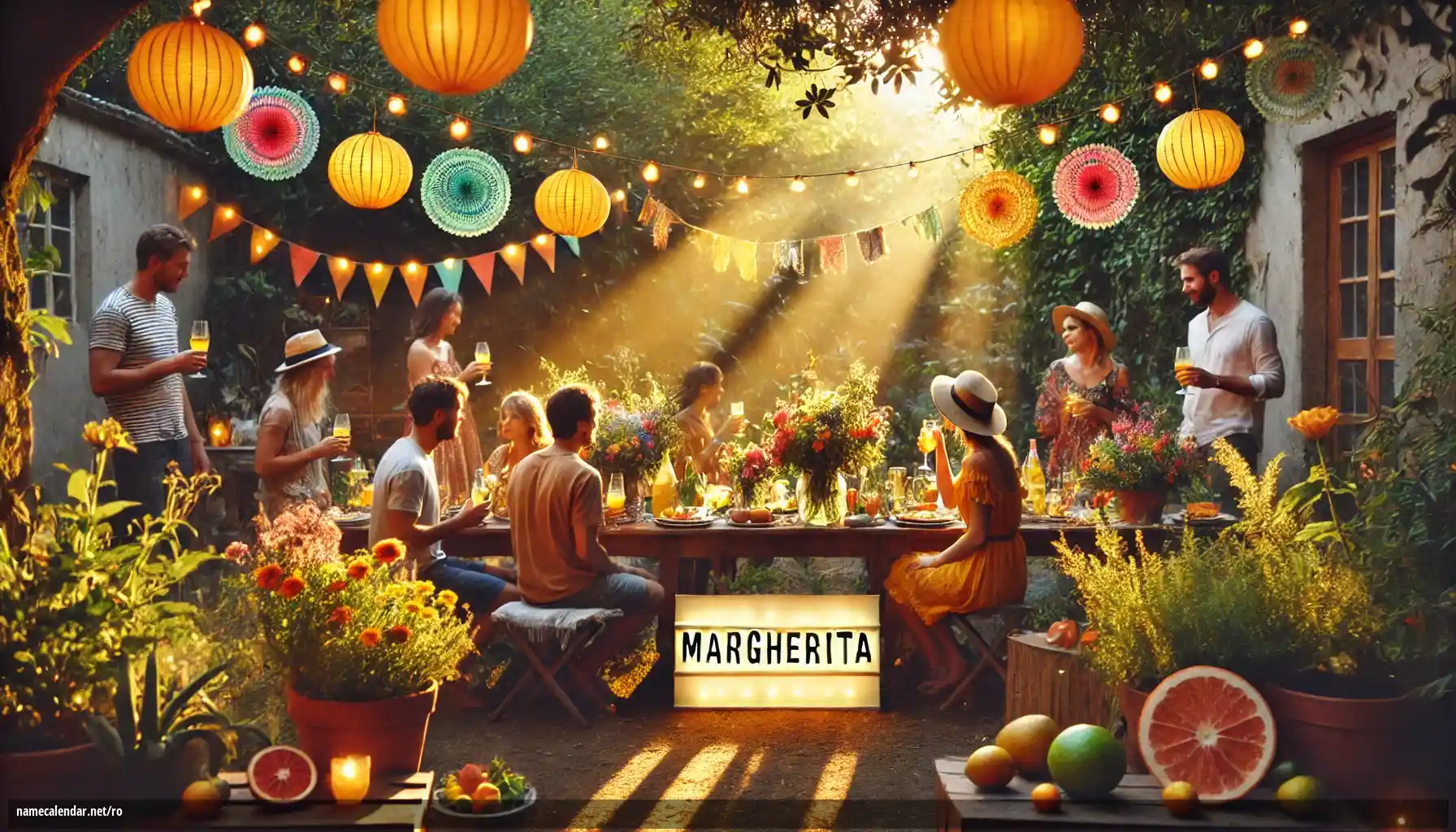 Sărbătorirea zilei onomastice și a numelui - Margherita