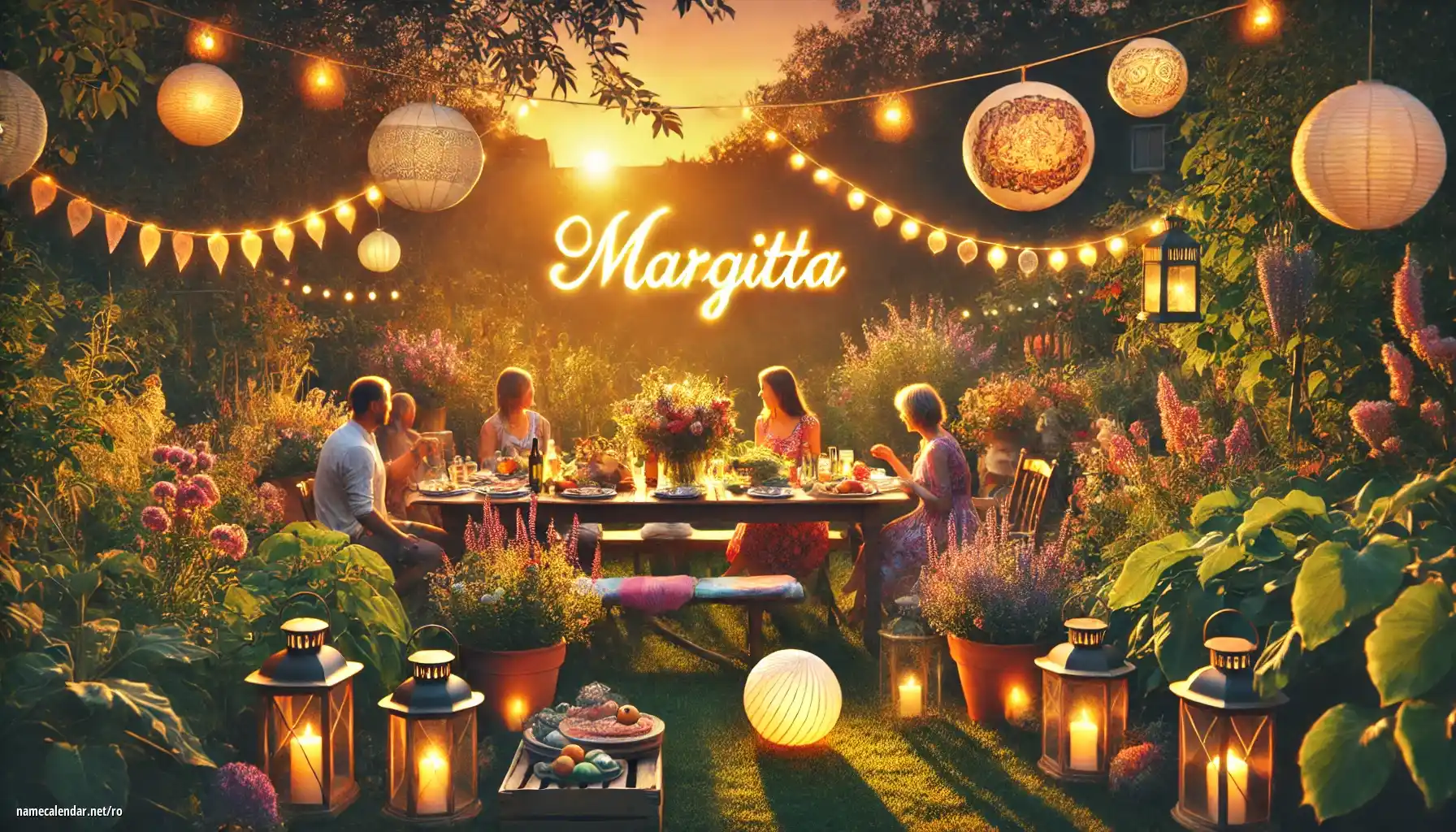 Sărbătorirea zilei onomastice și a numelui - Margitta