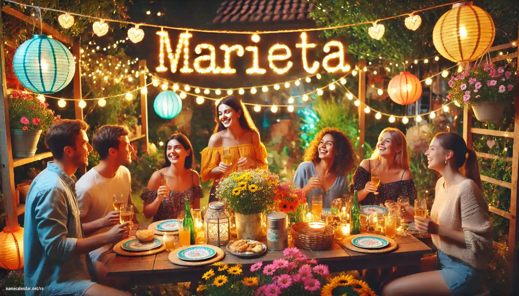 Sărbătorirea zilei onomastice și a numelui - Marieta