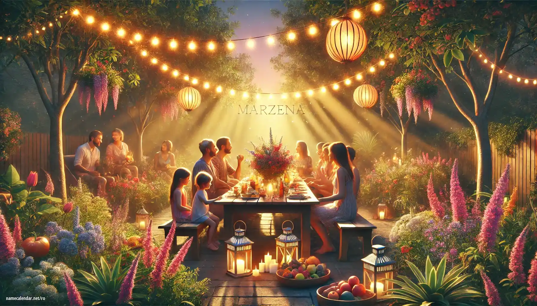 Sărbătorirea zilei onomastice și a numelui - Marzena