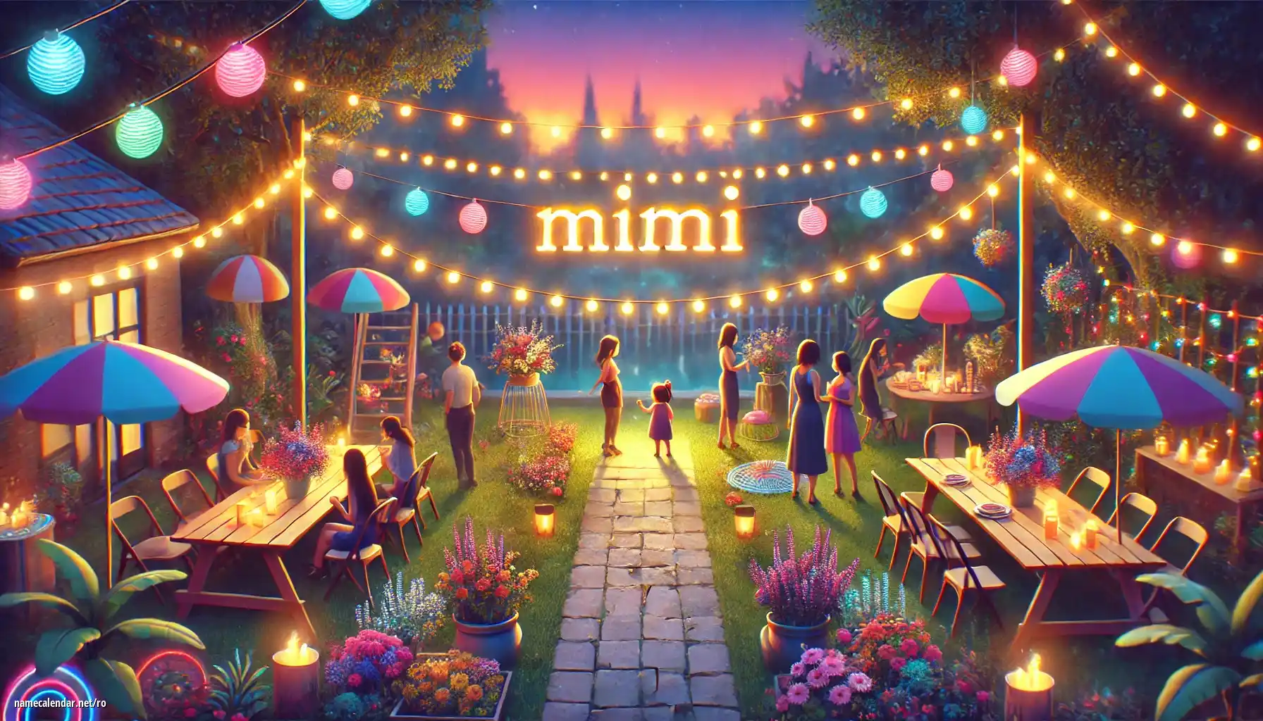 Sărbătorirea zilei onomastice și a numelui - Mimi