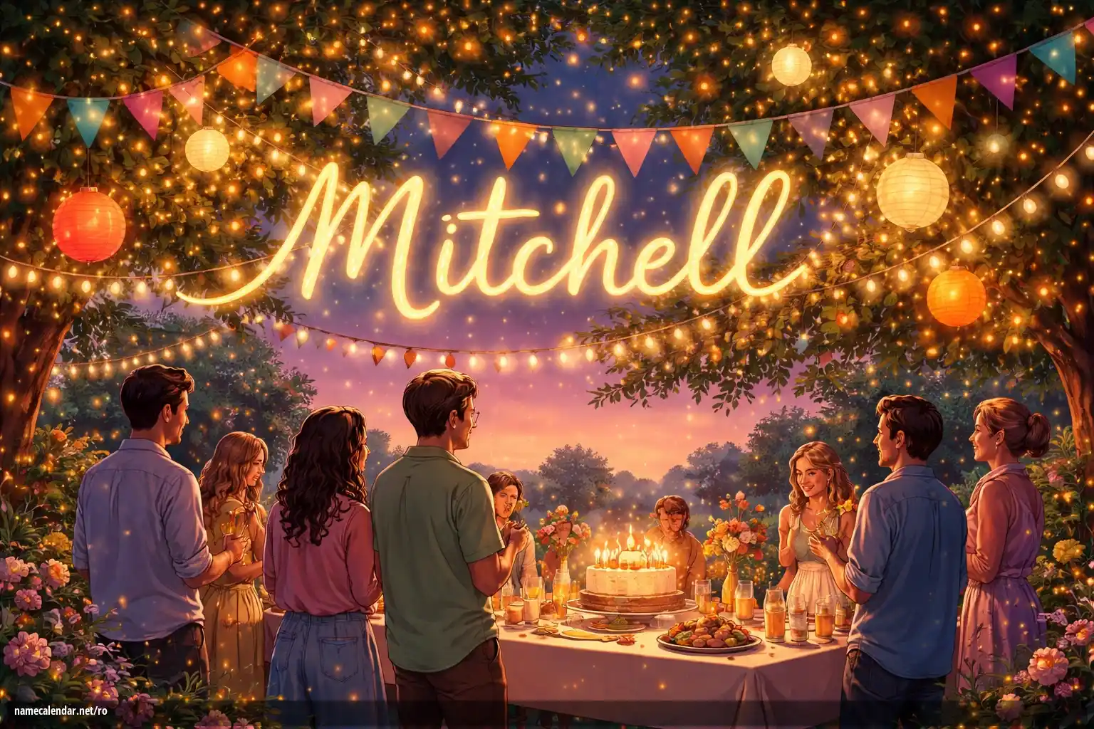 Sărbătorirea zilei onomastice și a numelui - Mitchell