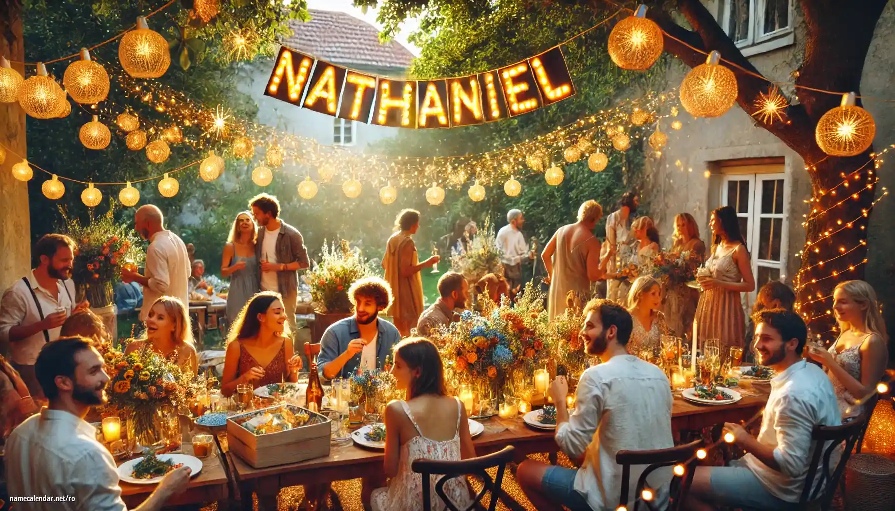 Sărbătorirea zilei onomastice și a numelui - Nathaniel