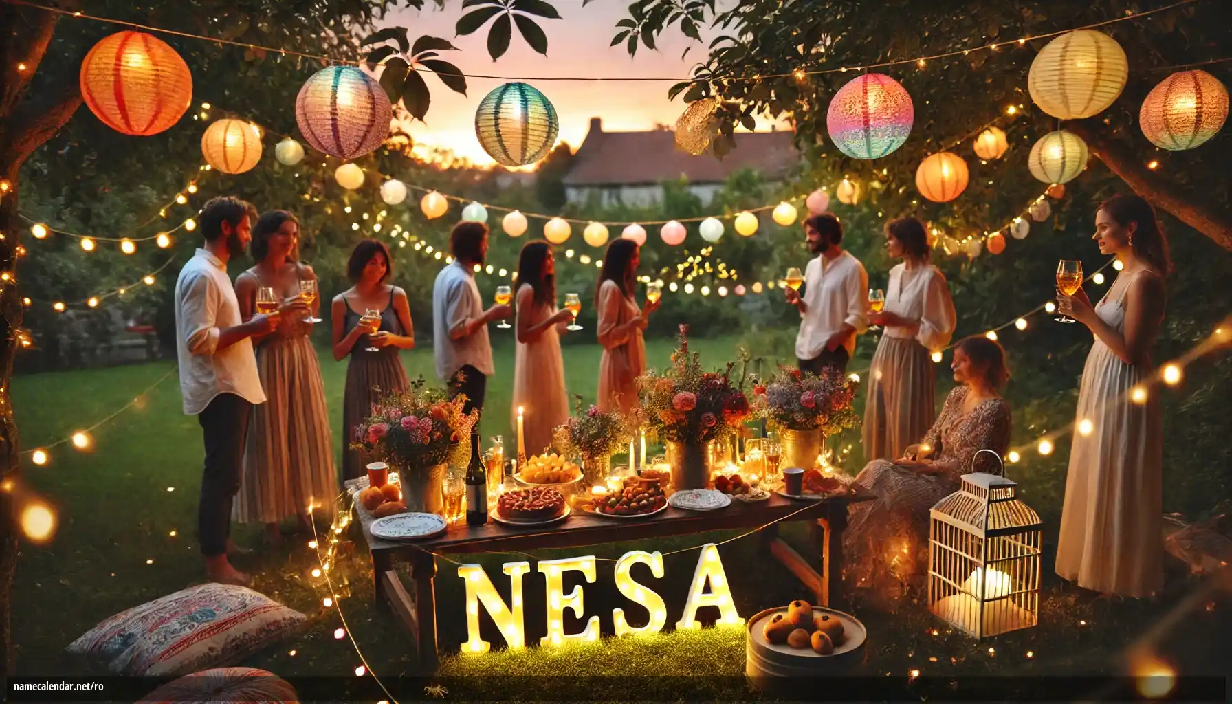 Sărbătorirea zilei onomastice și a numelui - Nesa