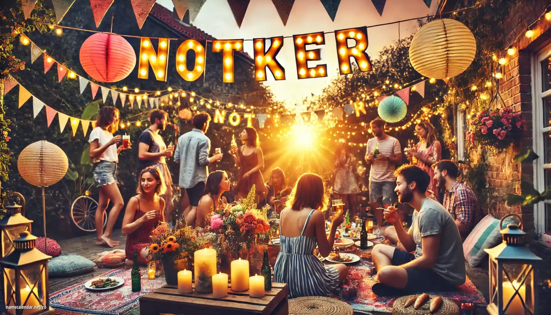 Sărbătorirea zilei onomastice și a numelui - Notker