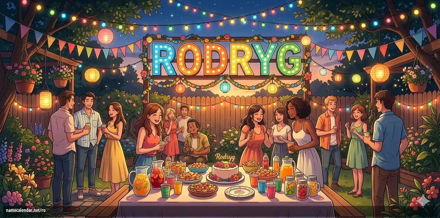 Sărbătorirea zilei onomastice și a numelui - Rodryg