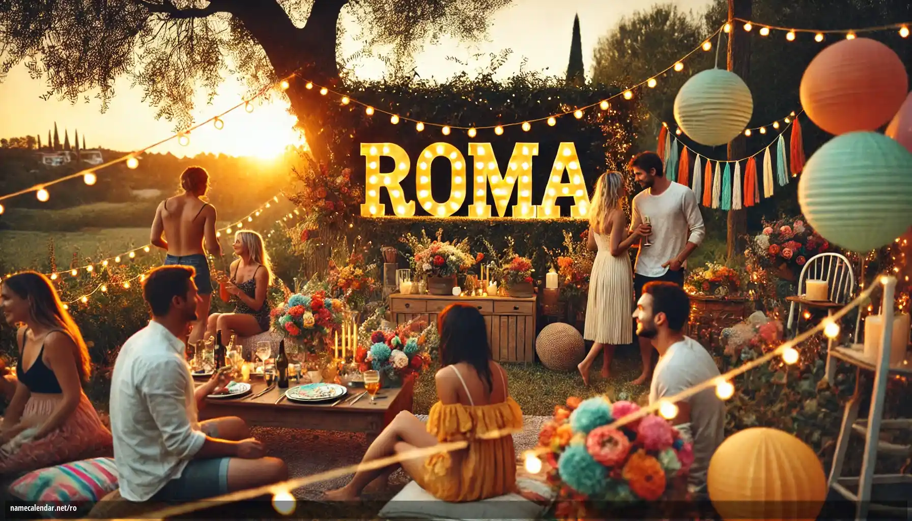 Sărbătorirea zilei onomastice și a numelui - Roma