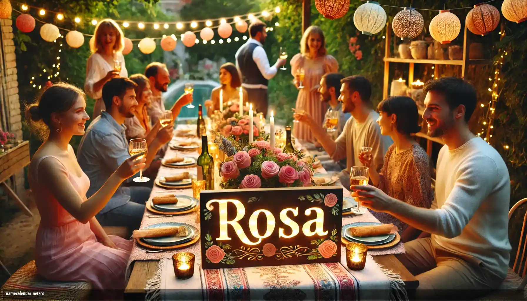 Sărbătorirea zilei onomastice și a numelui - Rosa