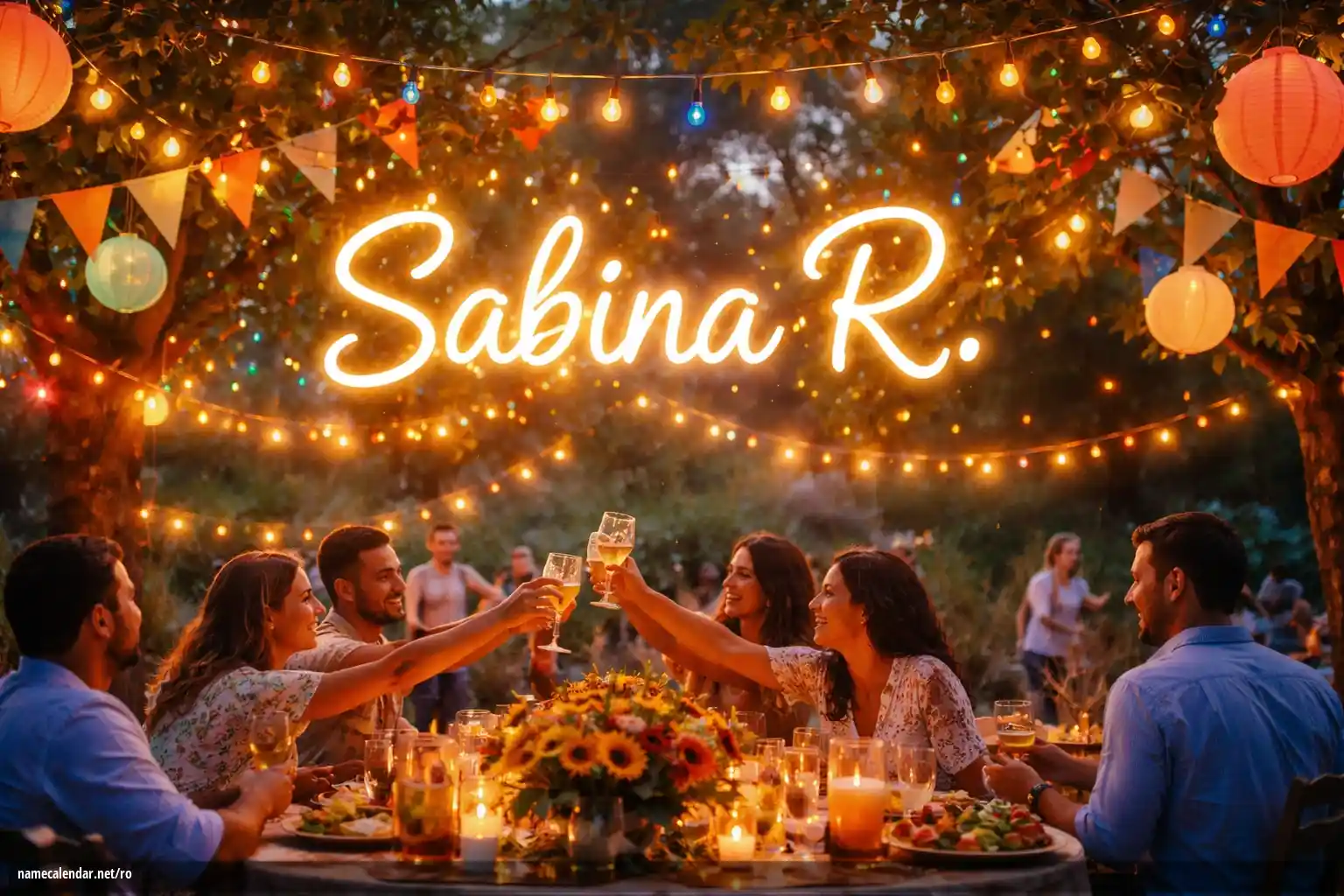 Sărbătorirea zilei onomastice și a numelui - Sabina R.