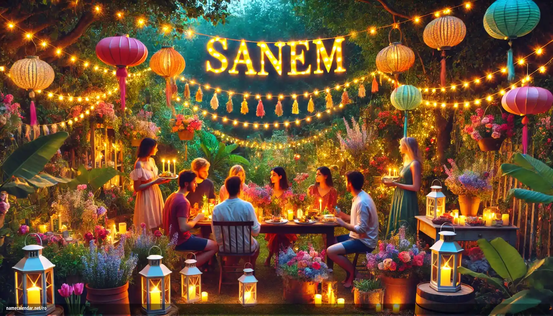 Sărbătorirea zilei onomastice și a numelui - Sanem