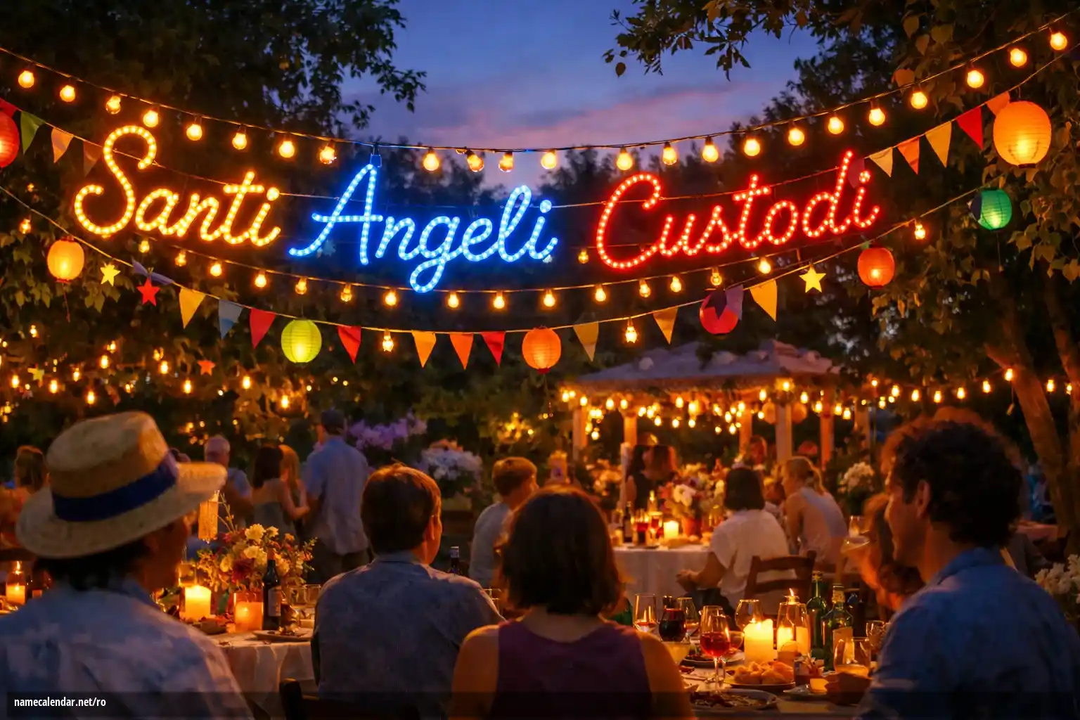 Sărbătorirea zilei onomastice și a numelui - Santi Angeli Custodi