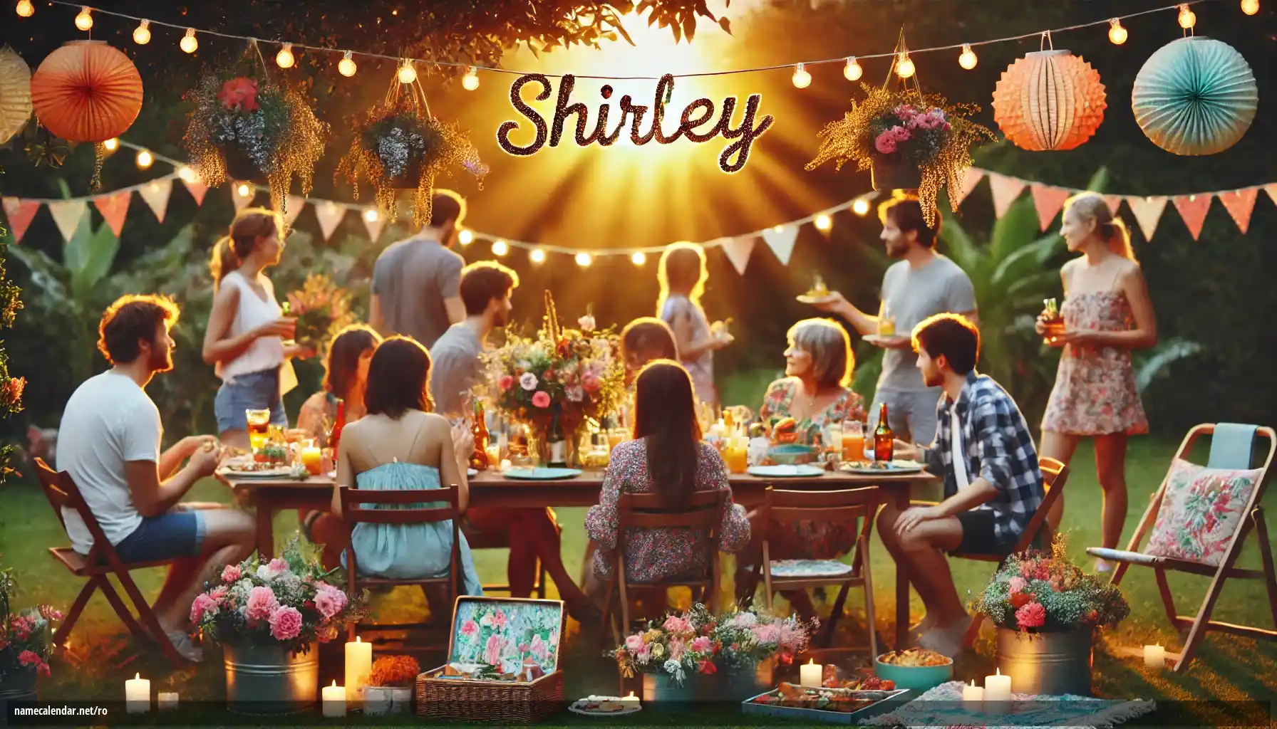 Sărbătorirea zilei onomastice și a numelui - Shirley