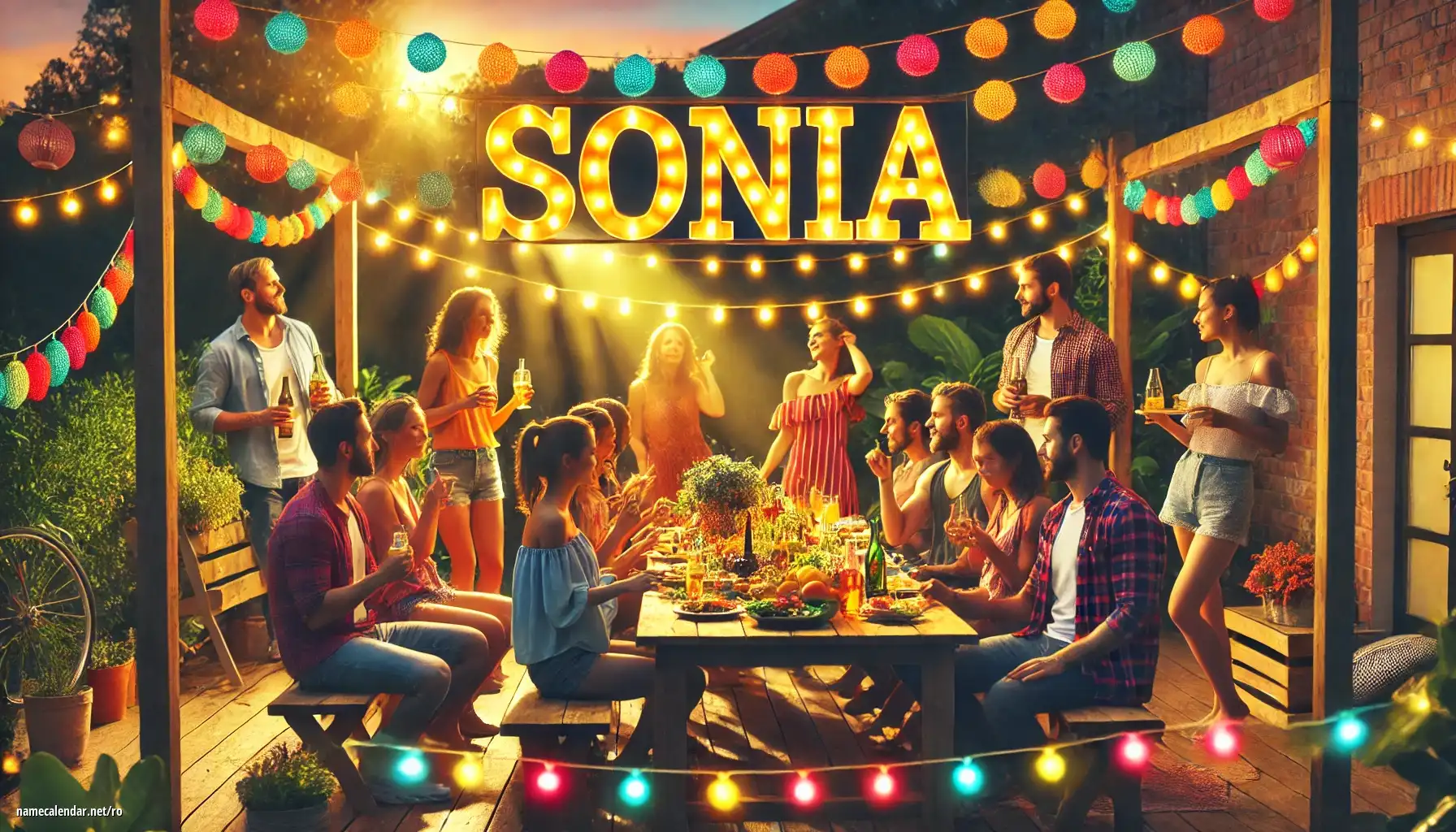 Sărbătorirea zilei onomastice și a numelui - Sonia