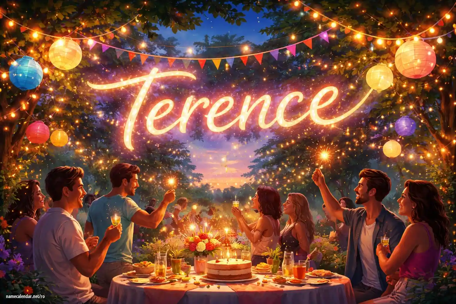 Sărbătorirea zilei onomastice și a numelui - Térence