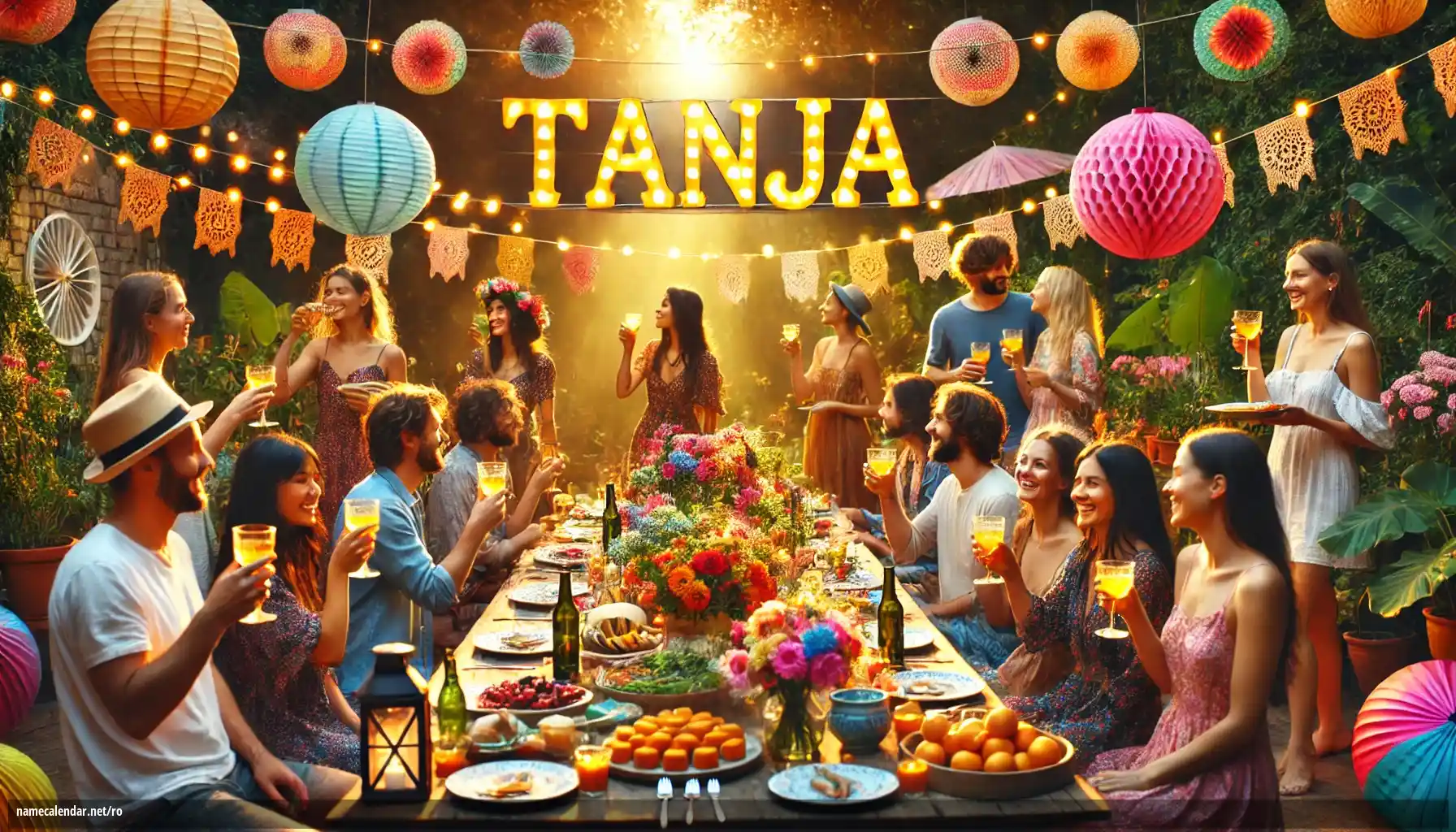 Sărbătorirea zilei onomastice și a numelui - Tanja