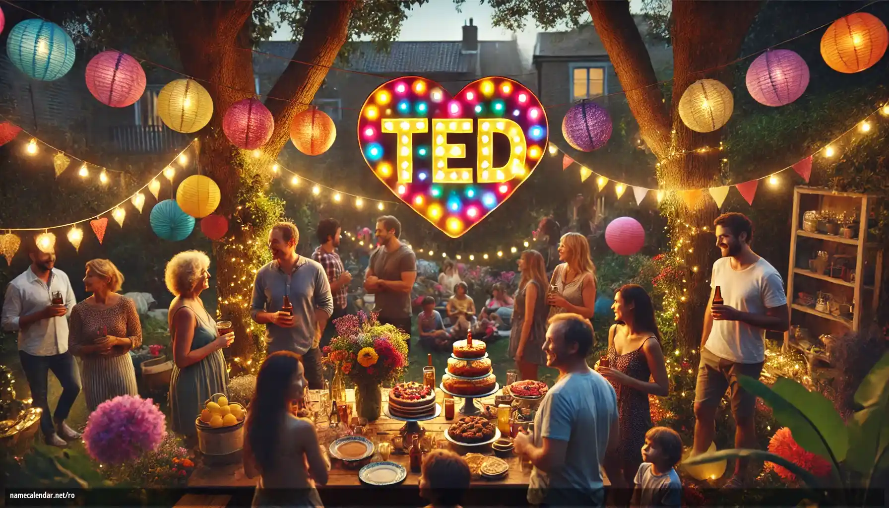 Sărbătorirea zilei onomastice și a numelui - Ted