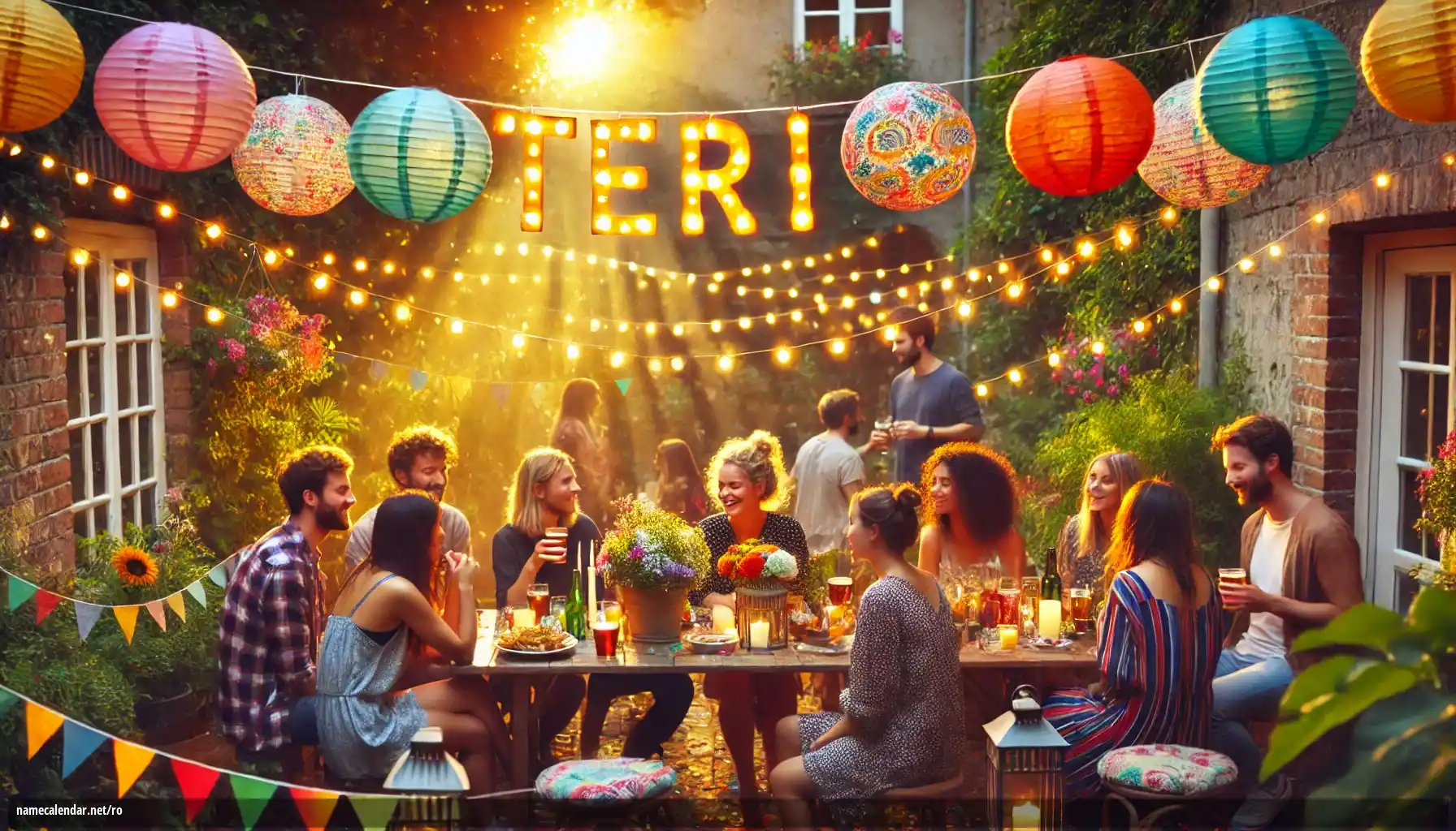 Sărbătorirea zilei onomastice și a numelui - Teri