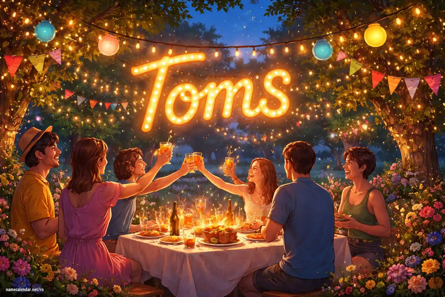 Sărbătorirea zilei onomastice și a numelui - Toms