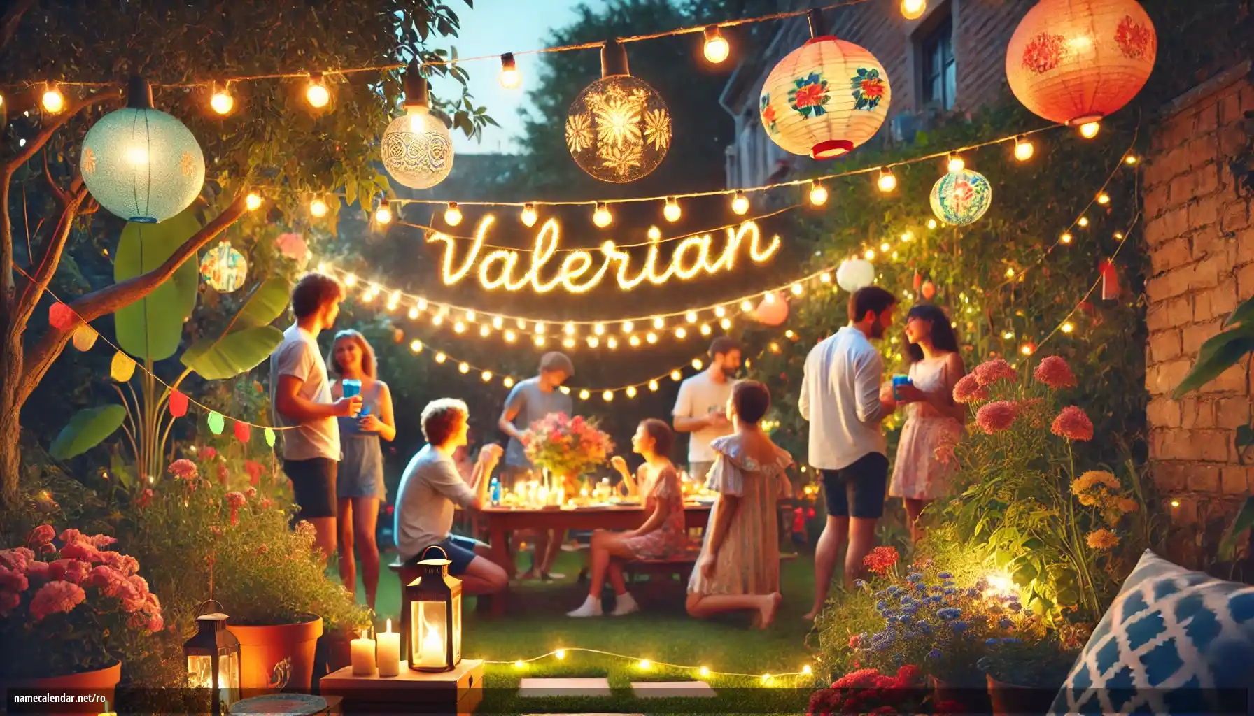 Sărbătorirea zilei onomastice și a numelui - Valerian